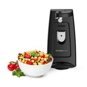 Kitchensmith Electric Can Opener Black:
Freestanding, Metal & Plastic